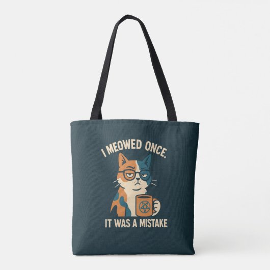 Haubenkatzenbeutel Tasche (Rückseite)