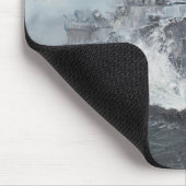 Haubenköpfe für Bismarck 23rdMay 1941. 2014 Mousepad (Ecke)