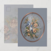 Haubenmeisen Postkarte (Vorne/Hinten)
