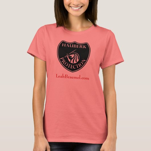 Hauberk B&W Shield T-Shirt (Vorderseite)