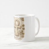 Hauch des Lebens | Ankh | Altes Afrika Kaffeetasse (VorderseiteRechts)