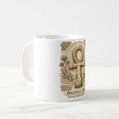 Hauch des Lebens | Ankh | Altes Afrika Kaffeetasse (Vorderseite Links)