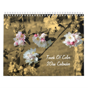 Hauch von Farbe Blumen und Natur Kalender