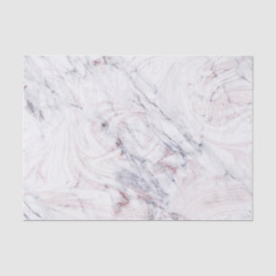 Hauch von Rose Weißer & Grauer Marmor Wirbel Chic  Seidenpapier