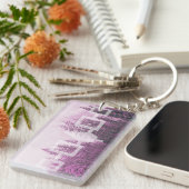 Haudenounee Misty Forest Flag Card Schlüsselanhänger (Vorderseite rechts)