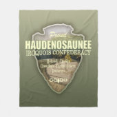 Haudenounee (Pfeilspitzen) Fleecedecke (Vorderseite)