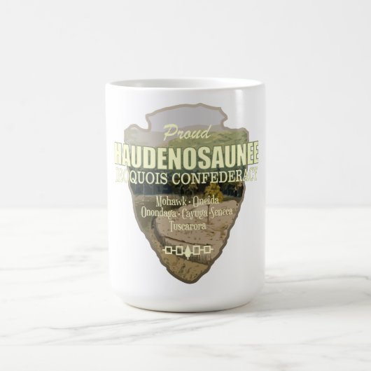 Haudenounee (Pfeilspitzen) Kaffeetasse (Mittel)