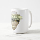 Haudenounee (Pfeilspitzen) Kaffeetasse (VorderseiteRechts)