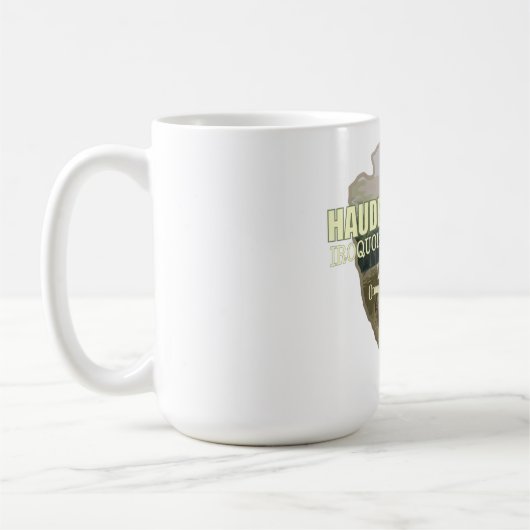 Haudenounee (Pfeilspitzen) Kaffeetasse (Links)