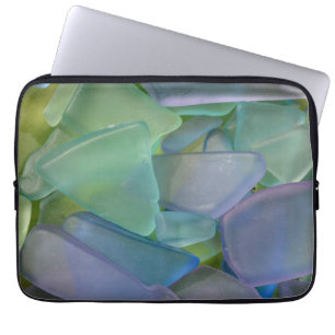 Haufen blaues Strandglas, Alaska Laptopschutzhülle