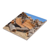 Haufen der Korken-Baumrinde als rohes material.JPG Fliese (Seite)