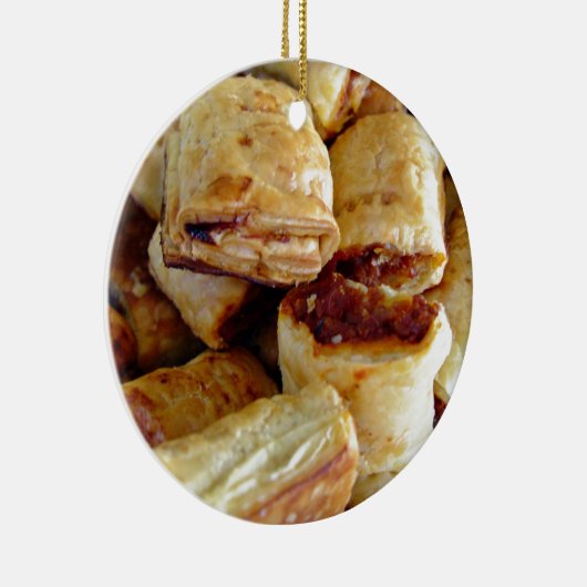 Haufen der Wurstrollen Keramikornament (Rechts)