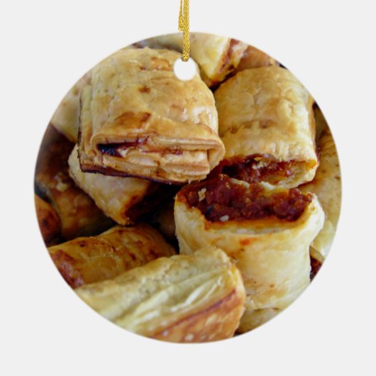 Haufen der Wurstrollen Keramikornament (Hinten)