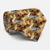 Haufen der Wurstrollen Krawatte (Gerollt)