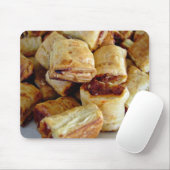 Haufen der Wurstrollen Mousepad (Mit Mouse)
