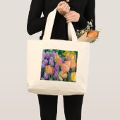 Haufen farbiger Tulpen Jumbo Stoffbeutel (Vorderseite (Produkt))