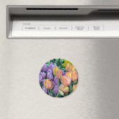 Haufen farbiger Tulpen Magnet (In Situ (Geschirrspüler))