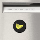 Haufen gelber Bananen. Magnet (In Situ (Geschirrspüler))