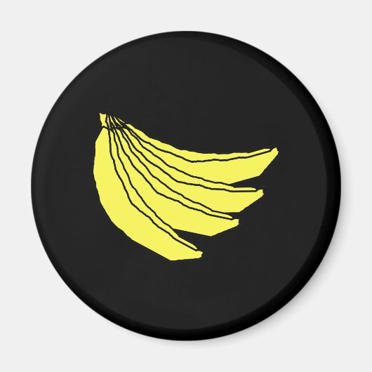 Haufen gelber Bananen. Magnet (Vorne)