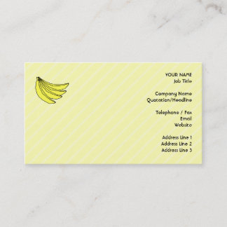 Haufen gelber Bananen. Visitenkarte