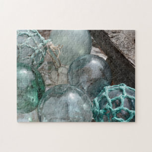 Haufen Glasfischschwimmer Puzzle