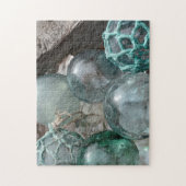 Haufen Glasfischschwimmer Puzzle (Vertikal)