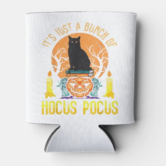 Haufen Hocus Pocus Black Cat Dosenkühler (Vorderseite)