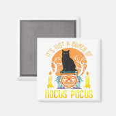 Haufen Hocus Pocus Black Cat Magnet (Vorderseite/Rückseite)