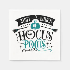 Haufen Hocus Pocus Halloween Typografie Napkins Serviette