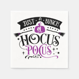 Haufen Hocus Pocus Halloween Typografie Napkins Serviette