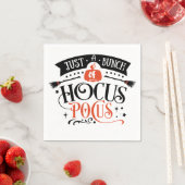 Haufen Hocus Pocus Halloween Typografie Napkins Serviette (Beispiel)