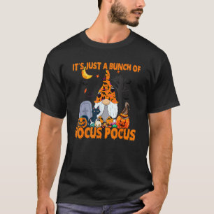 Haufen Hokuspokus Kürbis Gnom Fledermäuse Gruselka T-Shirt