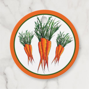 Haufen Karotten Orange Gemüsegarten Veggie Garten Geschenkanhänger
