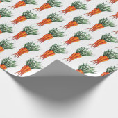 Haufen Karotten Orange Gemüsegarten Veggie Garten Geschenkpapier (Ecke)