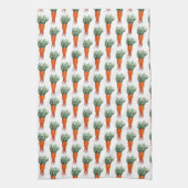 Haufen Karotten Orange Gemüsegarten Veggie Garten Geschirrtuch (Vertikal)