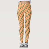 Haufen Karotten Orange Gemüsegarten Veggie Garten Leggings (Vorderseite)