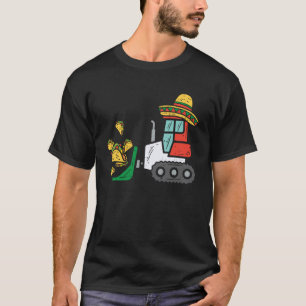 Haufen Tacos Planierraupe Cinco De Mayo Kind Baby  T-Shirt