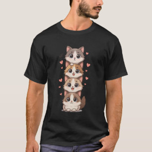 Haufen von Kätzchen Lustige süße Ragdoll-Kätzchen  T-Shirt