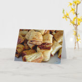 Haufen Wurstrollen Karte (Gelbe Blume)