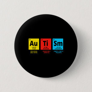 Häufig auftretende Autismus-Elemente Button