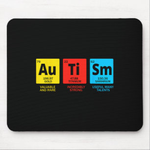 Häufig auftretende Autismus-Elemente Mousepad