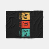 Häufig auftretende Autismus-Elemente - Sensibilisi Fleecedecke (Vorderseite (Horizontal))