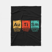 Häufig auftretende Autismus-Elemente - Sensibilisi Fleecedecke (Vorderseite)