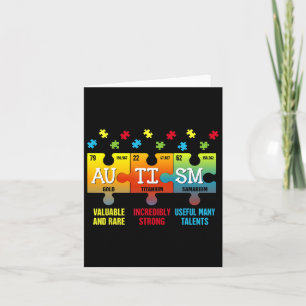 Häufig auftretende Autismus-Elemente - Sensibilisi Karte