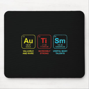 Häufig auftretende Autismus-Elemente - Sensibilisi Mousepad