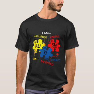Häufig auftretende Autismus-Elemente - Sensibilisi T-Shirt