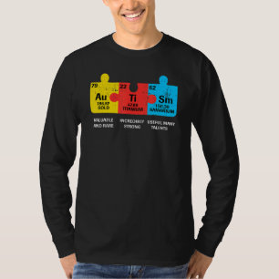 Häufig auftretende Autismus-Elemente - Sensibilisi T-Shirt