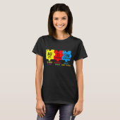 Häufig auftretende Autismus-Elemente T-Shirt (Vorne ganz)