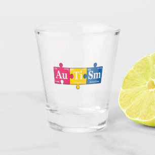 Häufig auftretende Autismus-Elemente Tischtenniswi Schnapsglas