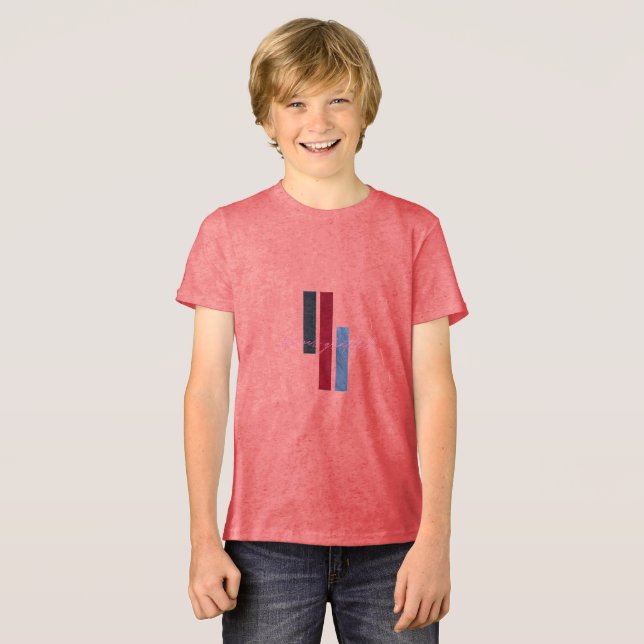 Häufig Dankbar T-Shirt Tri-Blend Shirt (Vorderseite voll)